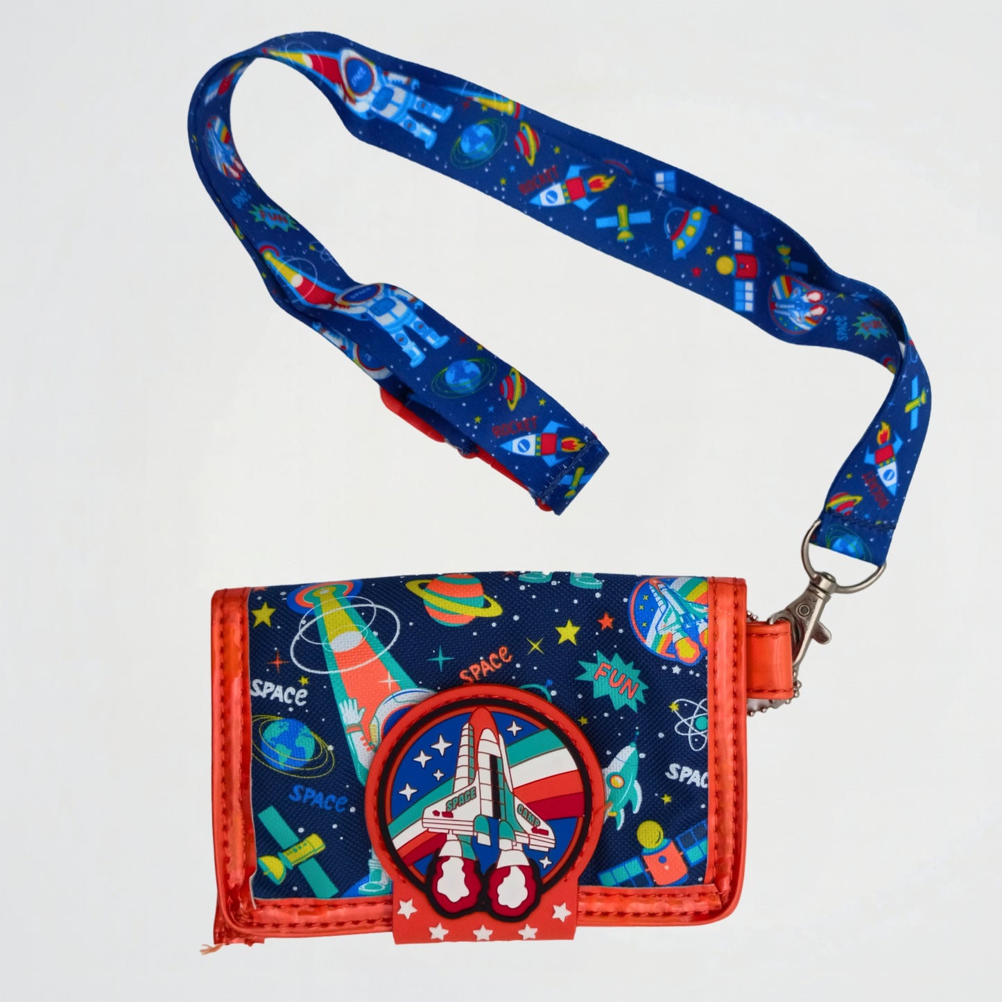 Space Ship Tri-Fold Wallet