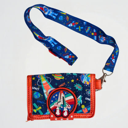 Space Ship Tri-Fold Wallet