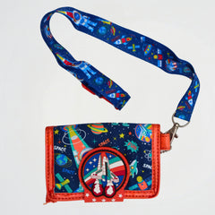 Space Ship Tri-Fold Wallet