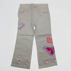Butterfly Off White Denim Pants