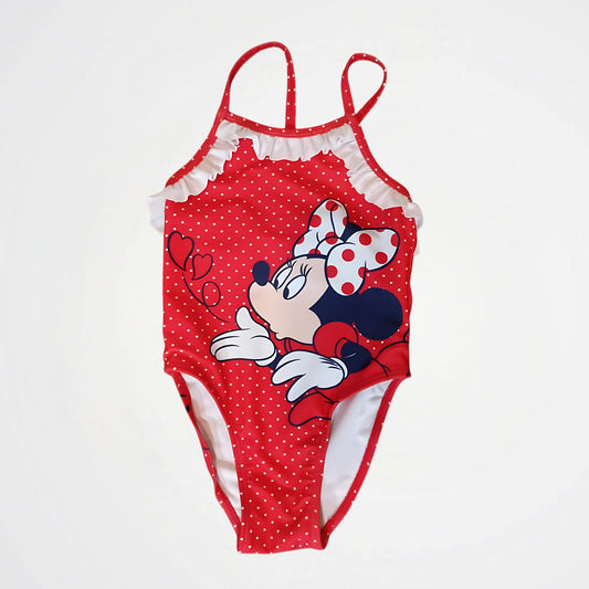 Minnie And Mickey Love Red Swimsuit