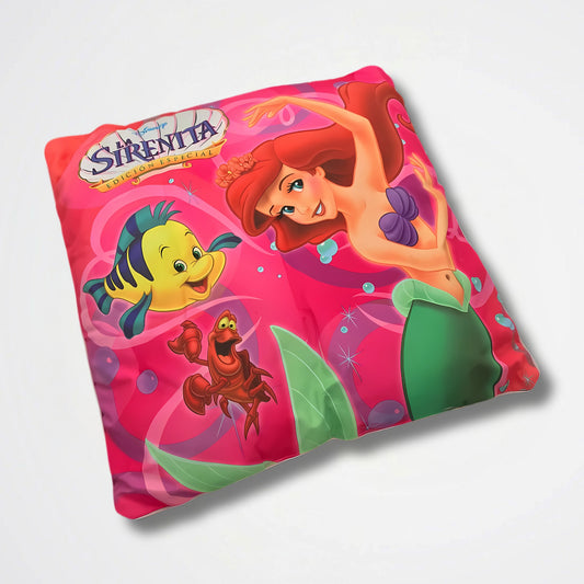 Little Mermaid Fuchsia Cushion