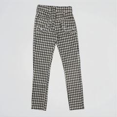 Basic Caro Grey Denim Pants