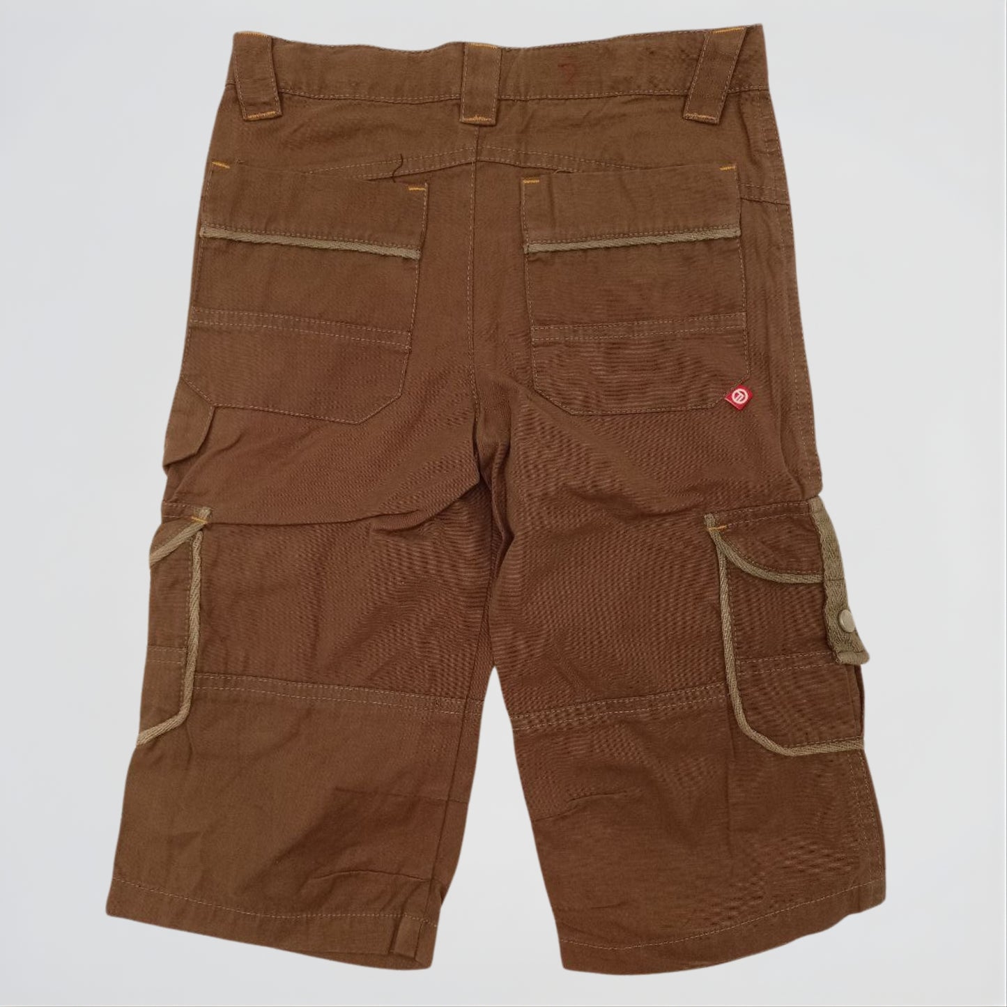 Basic Cargo Brown Gabardine Pants