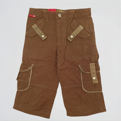 Basic Cargo Brown Gabardine Pants
