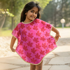 leaves Chiffon Beach Coverup