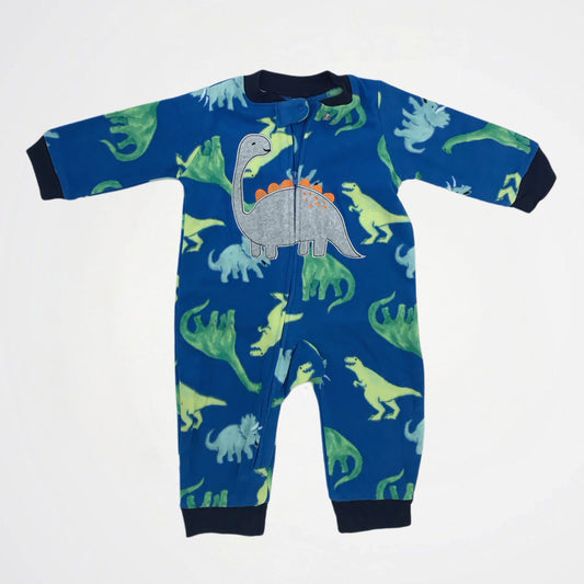 Dinosaurs Blue Fleece Onesies