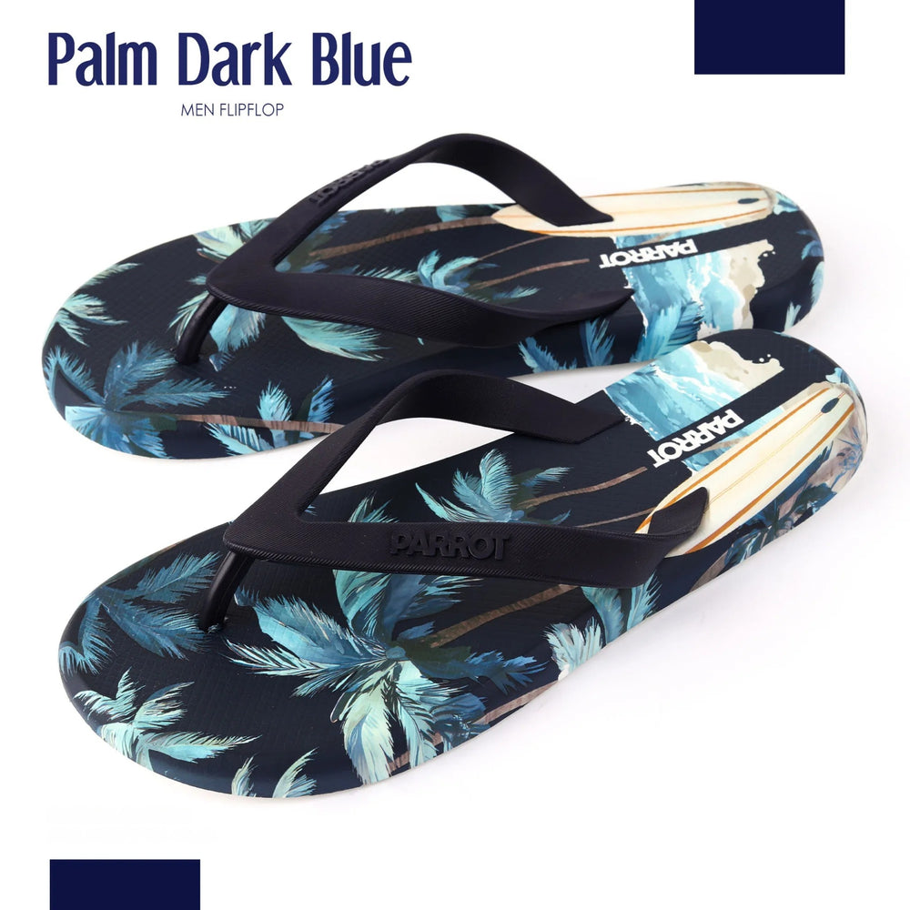 Palm Dark Blue Flipflop