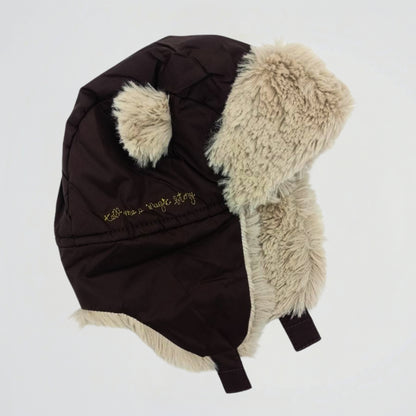 Basic Brown Fur Trapper Hat
