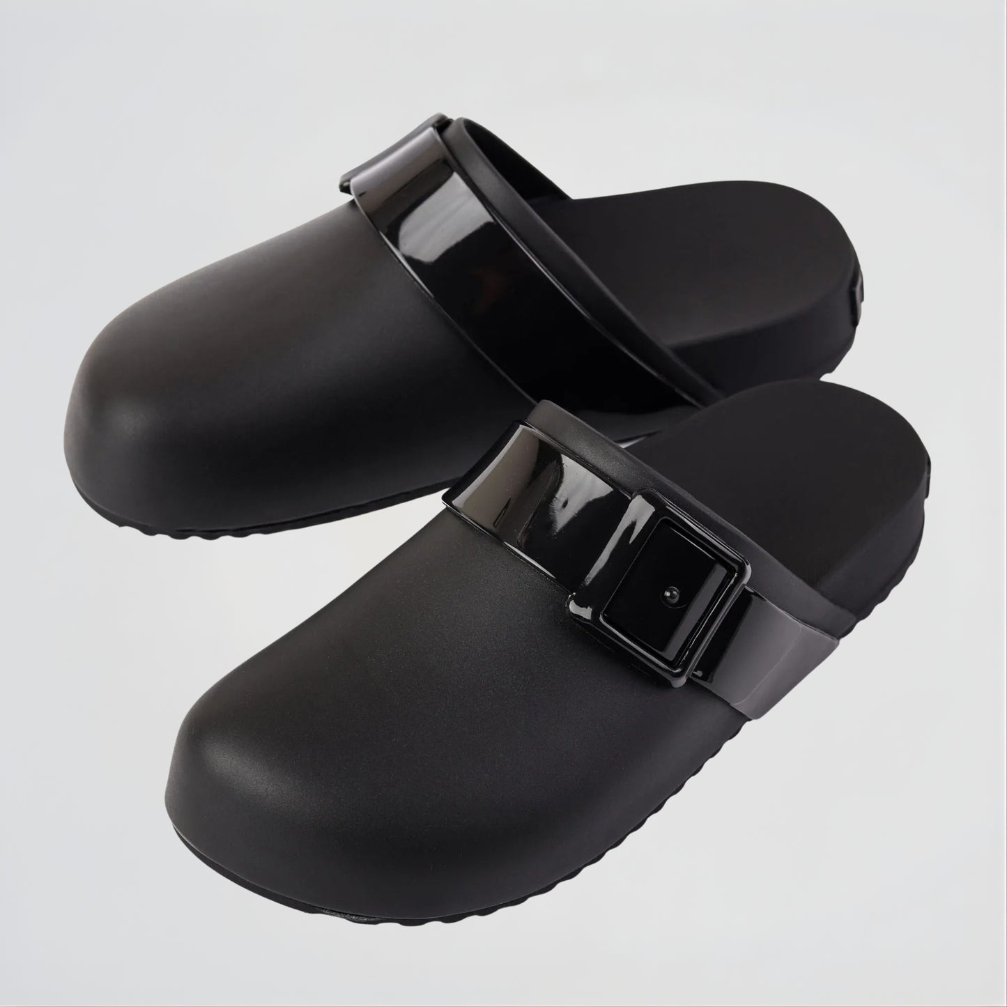 Parrot Black Clogs
