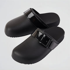 Parrot Black Clogs