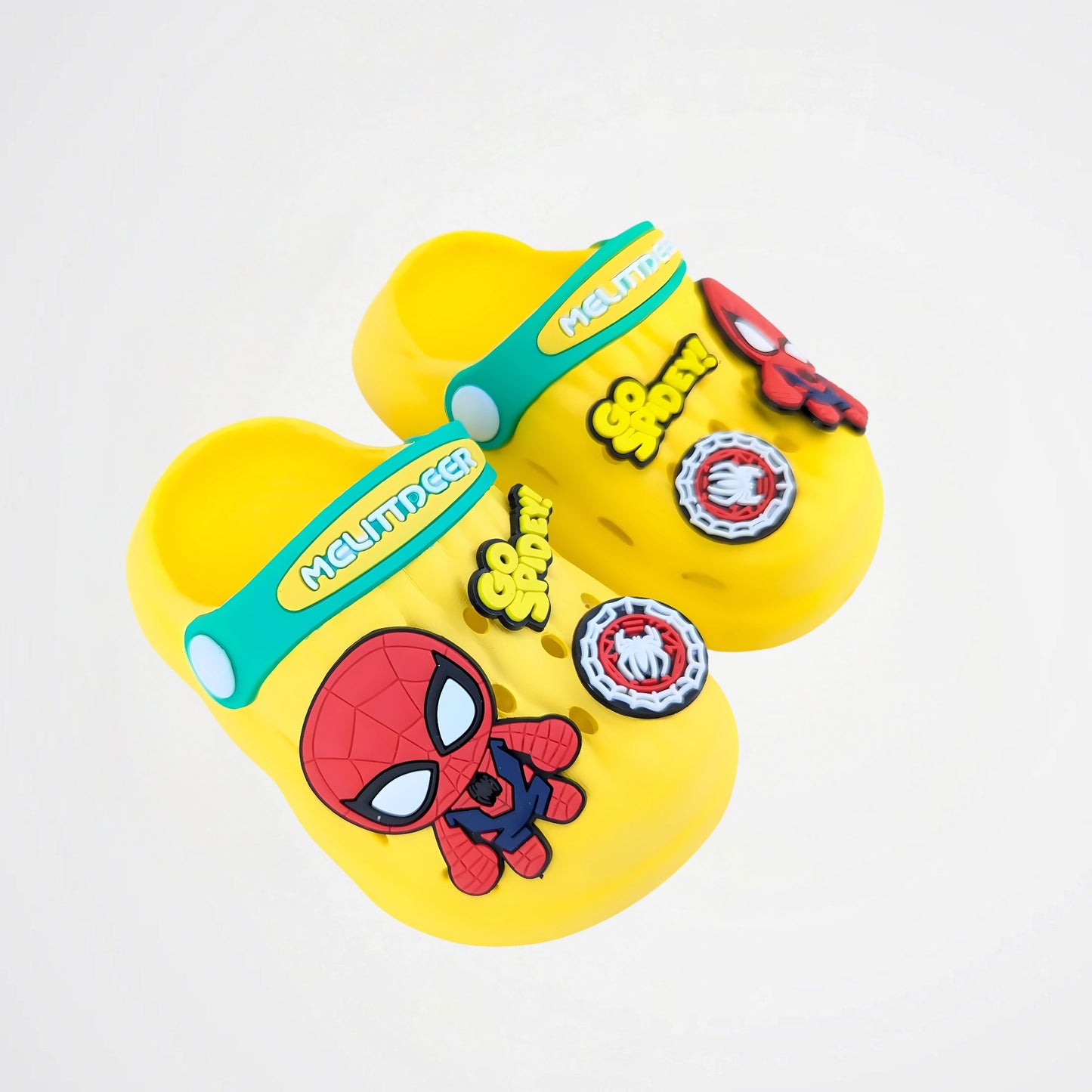 Spiderman Go Spidey Yellow Clogs