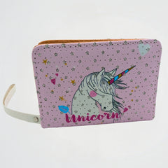 Unicorn Pink Short Zipper Wallet