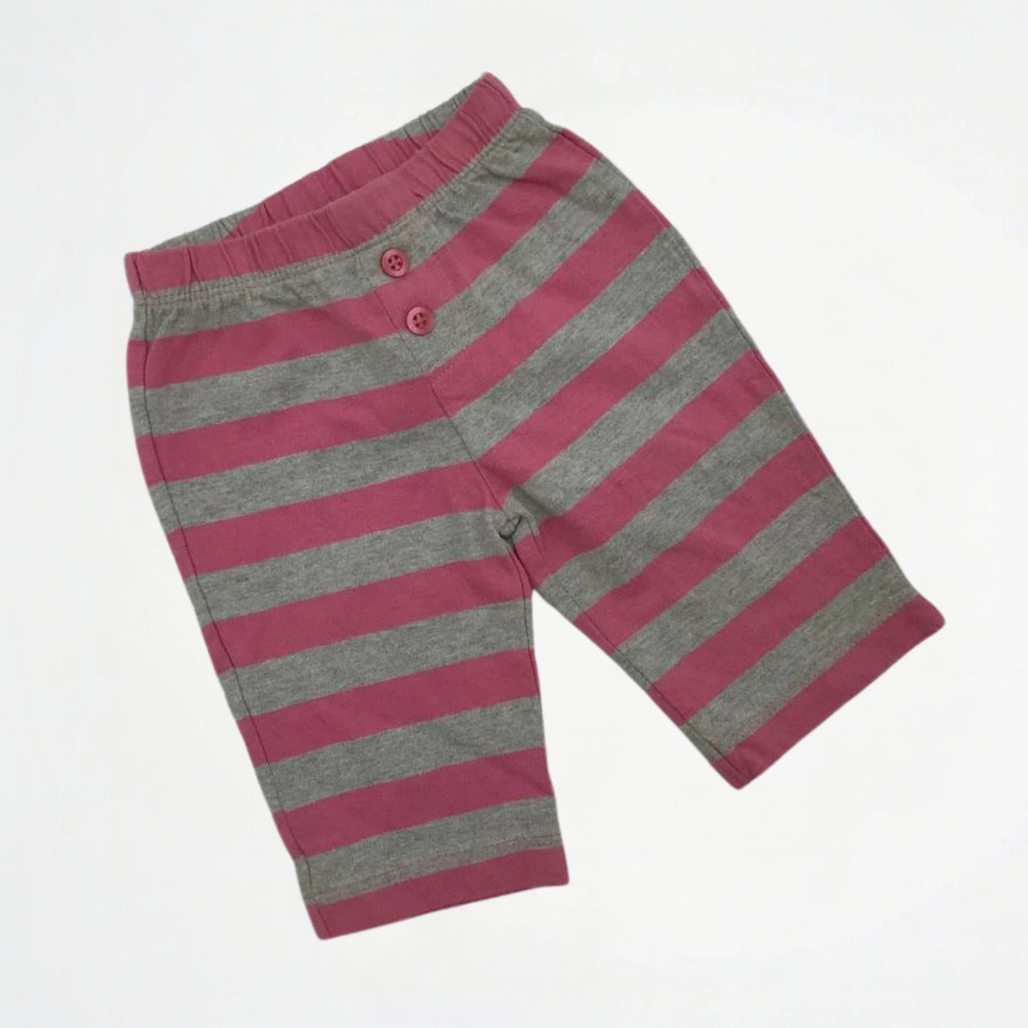 Striped Grey/Fuchsia Cotton Pyjama Pants