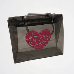 Love Black Silicon Hand Bag