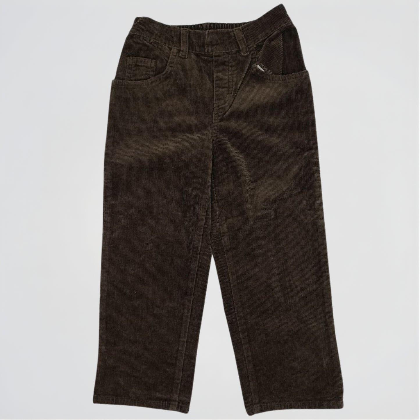 Basic Brown Gabardine Pants