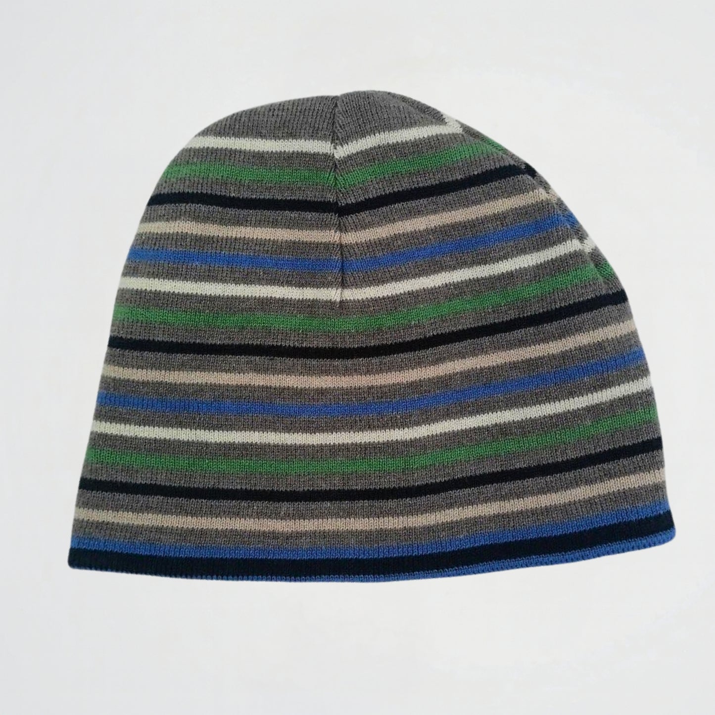 Striped Grey Fleece Ice Cap