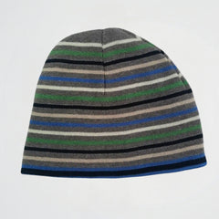 Striped Grey Fleece Ice Cap
