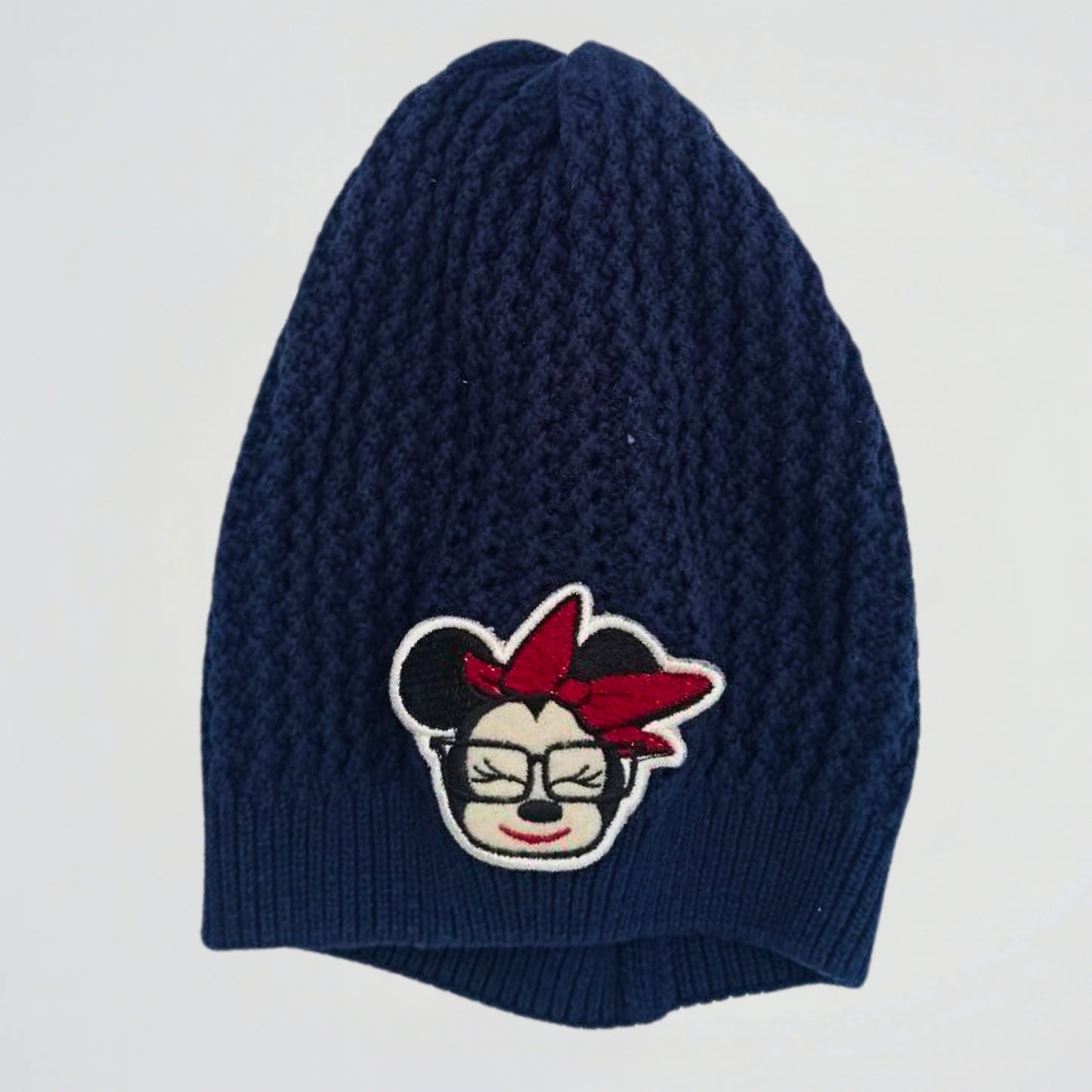 Minnie Mouse Navy Fleece Ice Cap