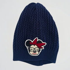 Minnie Mouse Navy Fleece Ice Cap