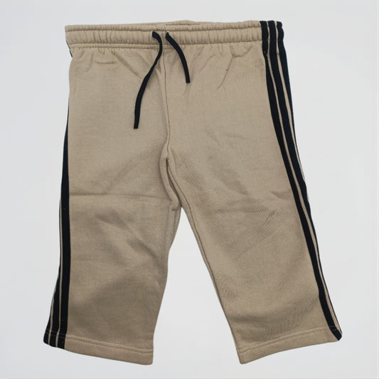 Striped Beige/Black Cotton Pyjama Pants