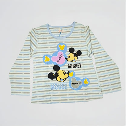 Minnie And Mickey Cotton Pyjama Set