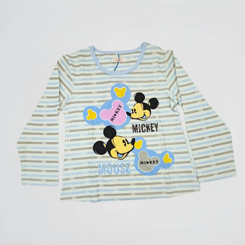 Minnie And Mickey Cotton Pyjama Set