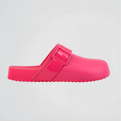 Parrot Fuchsia Clogs