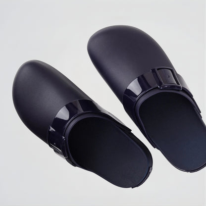 Parrot Dark Blue Clogs