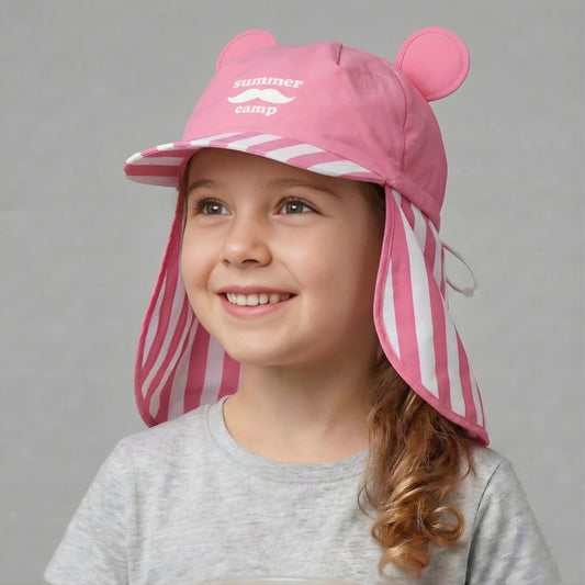 Summer Camp Pink Waterproof Cap
