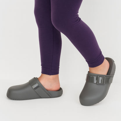 Parrot Grey Clogs