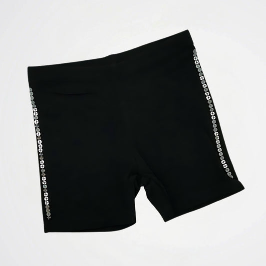 Basic Black Cotton Short