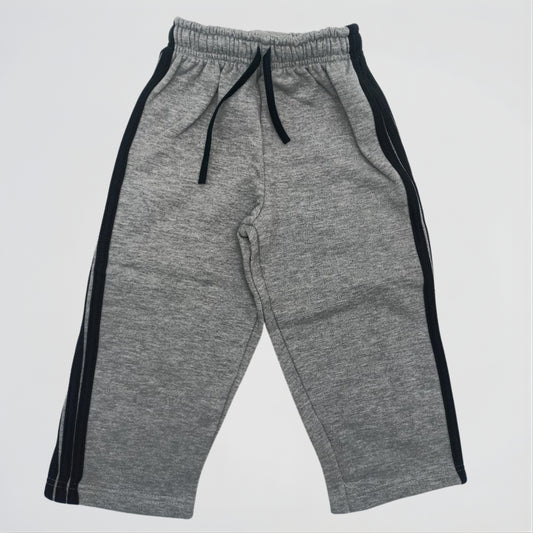 Striped Dark Grey Cotton Pyjama Pants