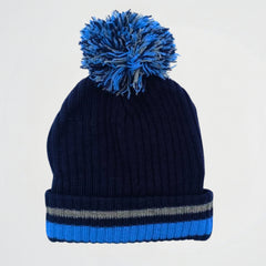 Striped Navy Fleece Ice Cap (Model 02)