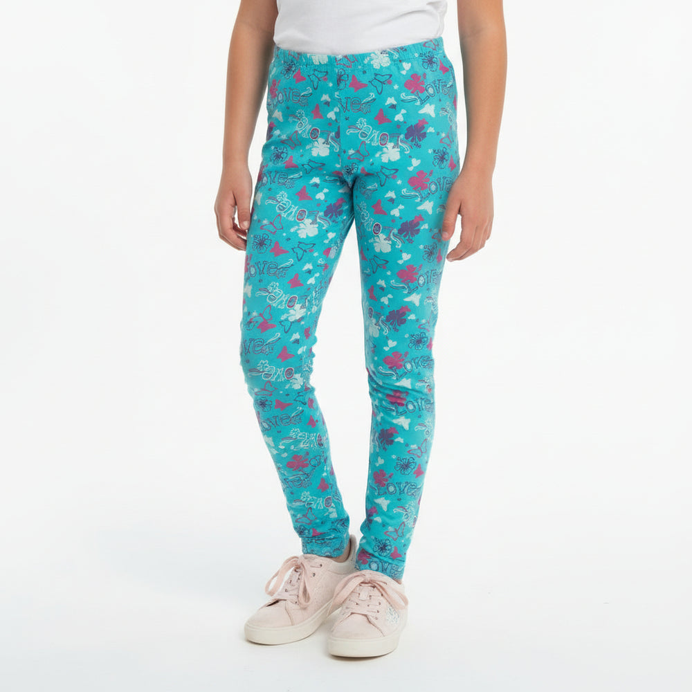 Butterfly Light Blue Cotton Pyjama Pants
