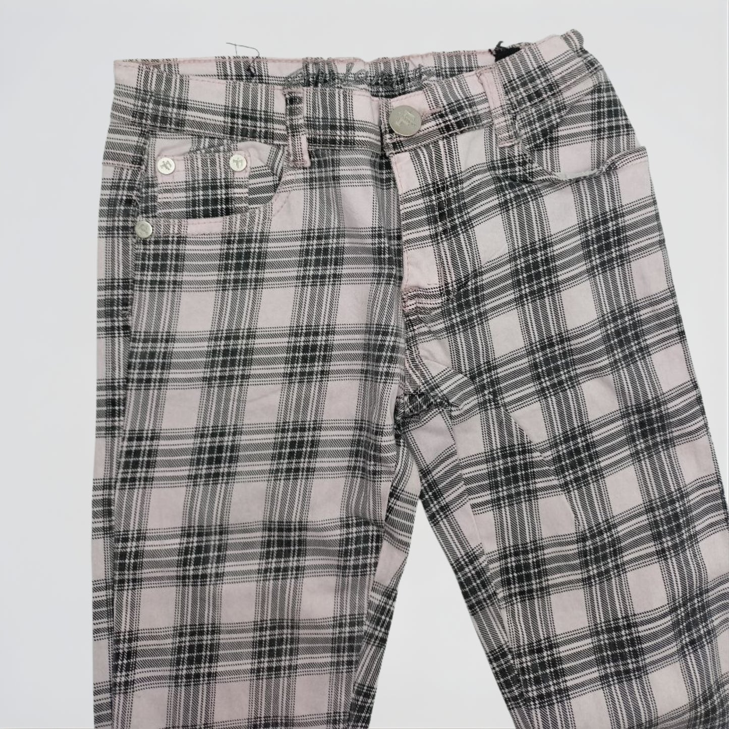 Basic Caro Pink Denim Pants