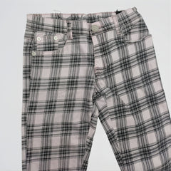 Basic Caro Pink Denim Pants