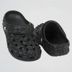 CrystalStep Black Clogs