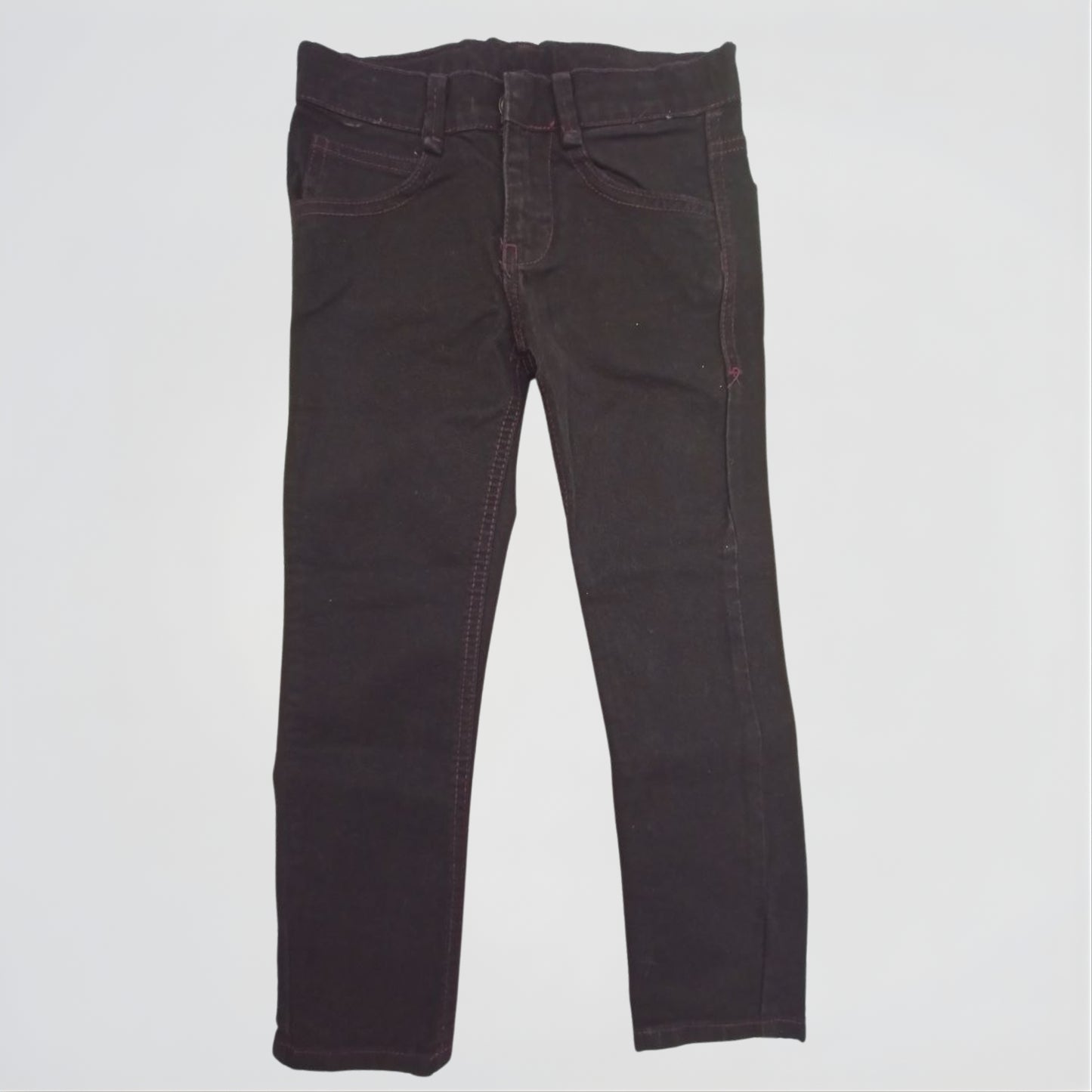 Basic Brown Denim Pants