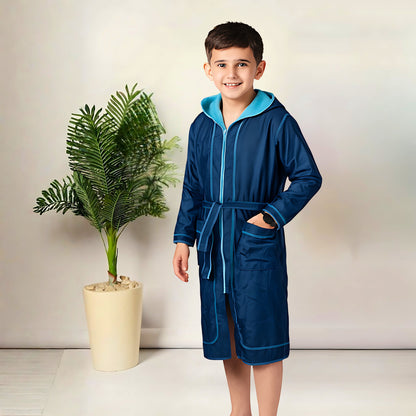 Marvel Speedo Waterproof Swim Robe (Navy/Light Blue)