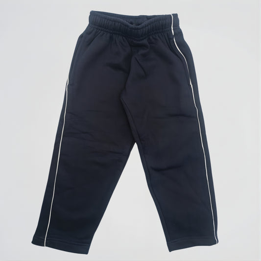 Striped Navy Cotton Pyjama Pants (Model 2)