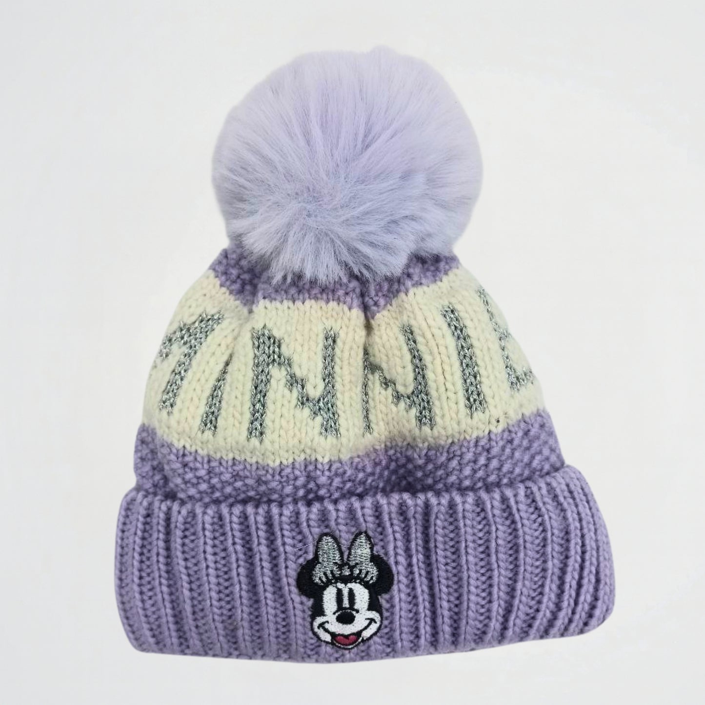 Minnie Mouse Purple Wool Ice Cap