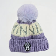 Minnie Mouse Purple Wool Ice Cap