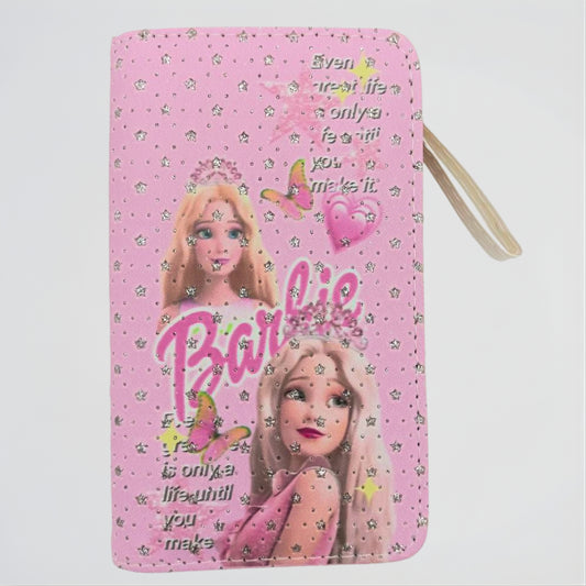 Barbie Pink Short Zipper Wallet (Model 1)