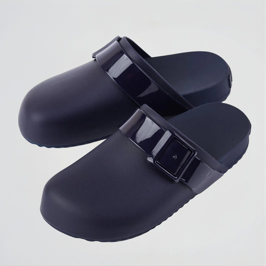 Parrot Dark Blue Clogs