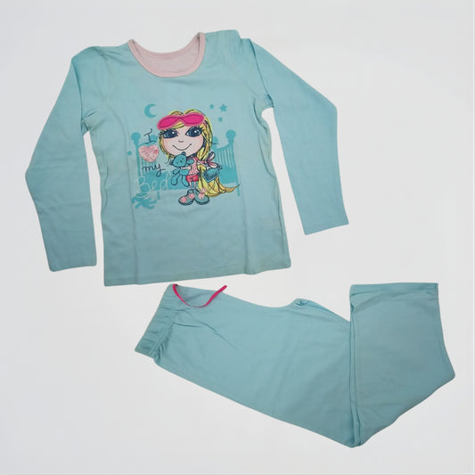 I Love My Bed Cotton Pyjama Set