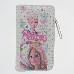 Barbie Light Blue Short Zipper Wallet