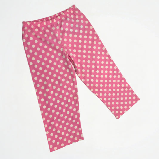Dots Pink Cotton Pyjama Pants