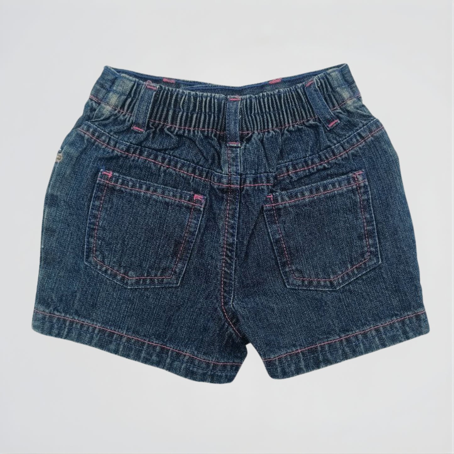 Floral Vintage Denim Micro Short