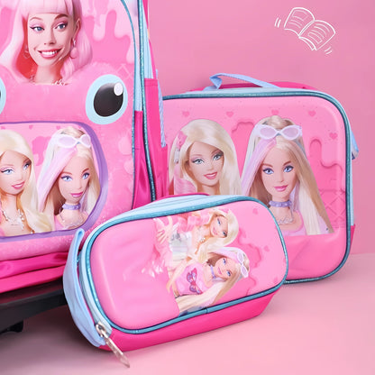 Barbie Backpack/Trolley Bag School Set (Model 5)